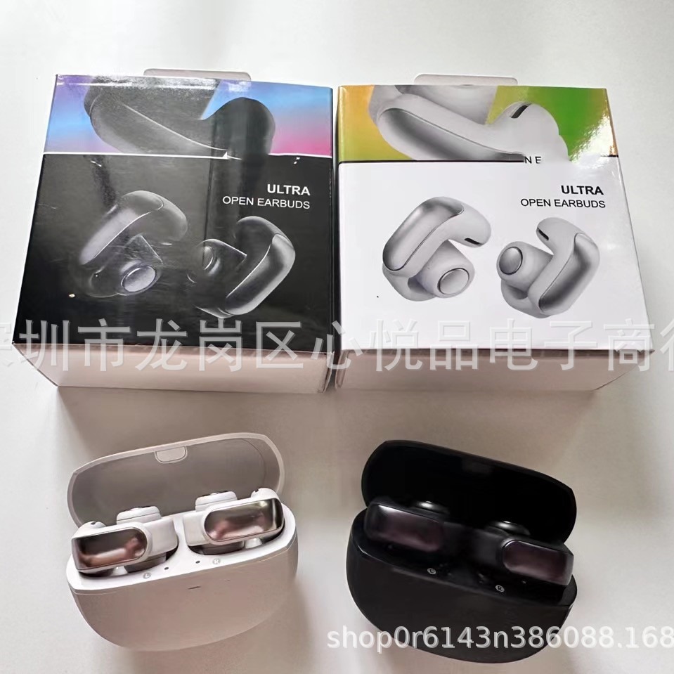 New Ultra Open Ear Wireless Bluetooth Headphones Over-Ear V12 Spatial Audio Not In-Ear