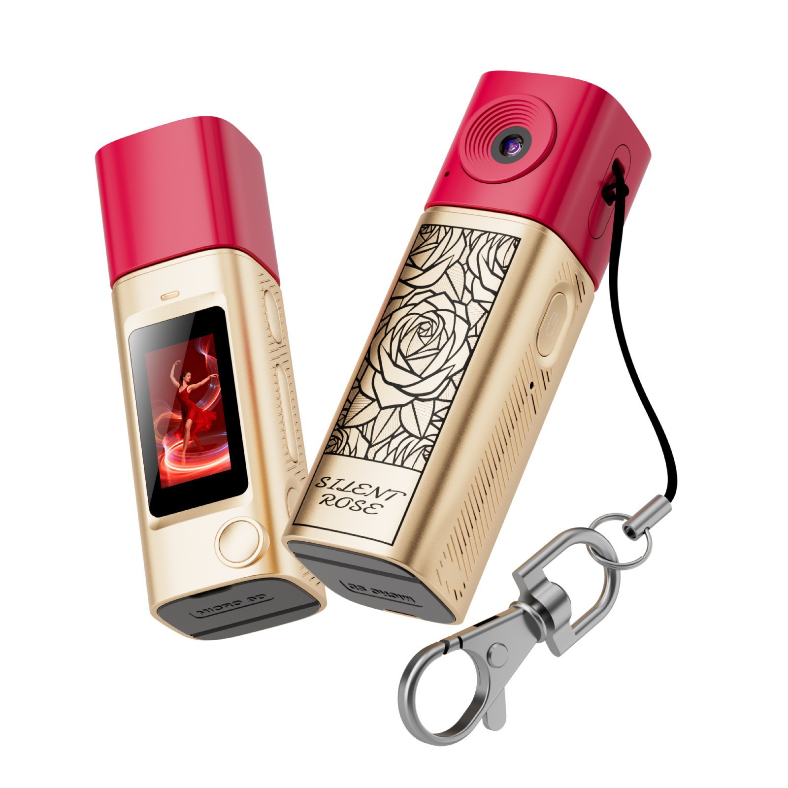 G10 New 2K Lipstick Camera Campus Life Student Digital Mini Camera HD Filter Can Take Photos and Record Videos