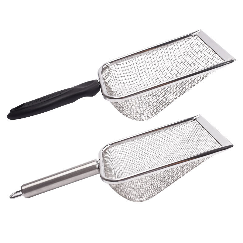Stainless Steel Cat Litter Scoop Chicken Dog Cat Poop Mineral Sand Scoop Poop Filter Net Sand Shovel Pet Supplies Poop Picking Tool