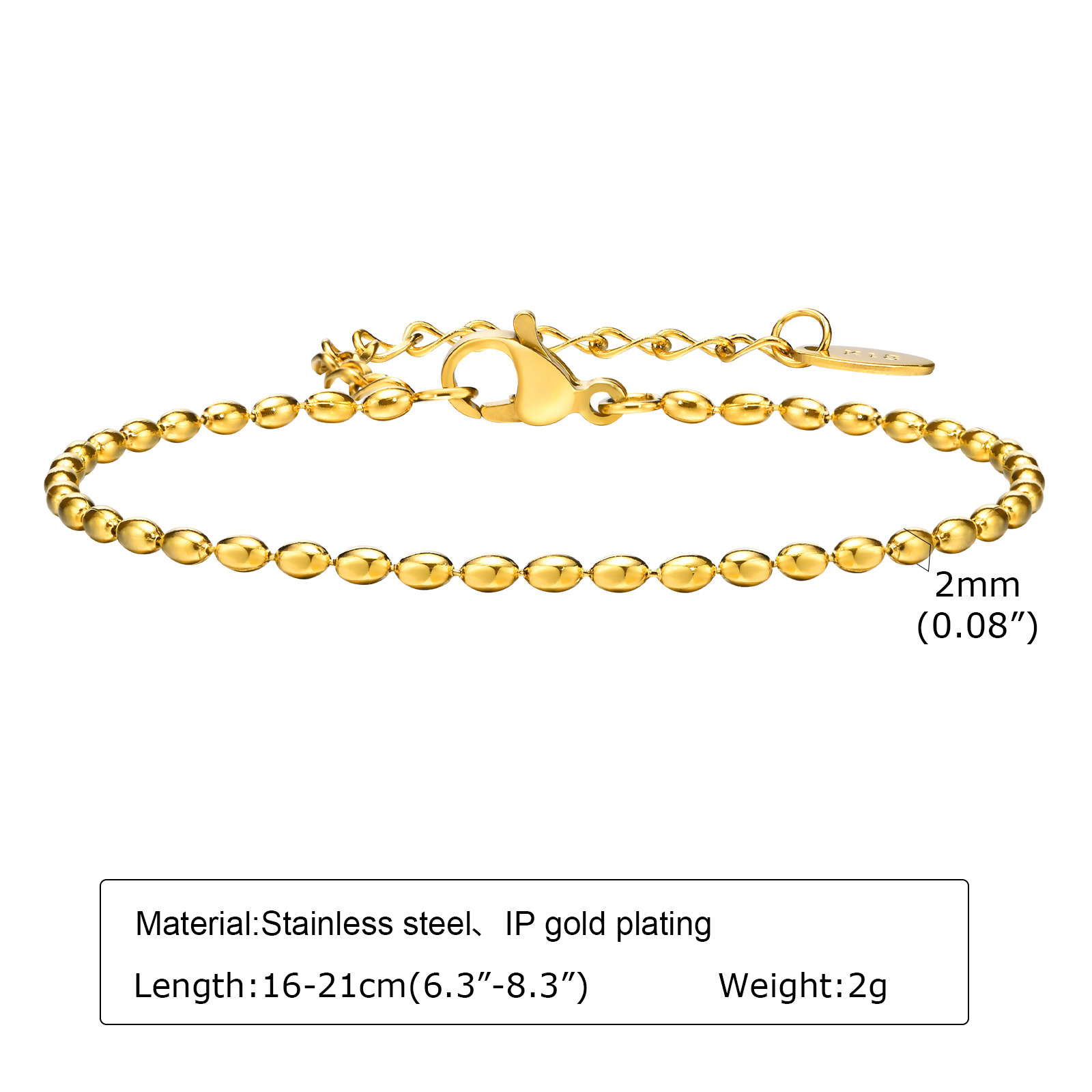 Women's Snake Bone Chain Hemp Rope Chain Simple Hand Jewelry Daily Layered Bracelet Huanmu Accessories