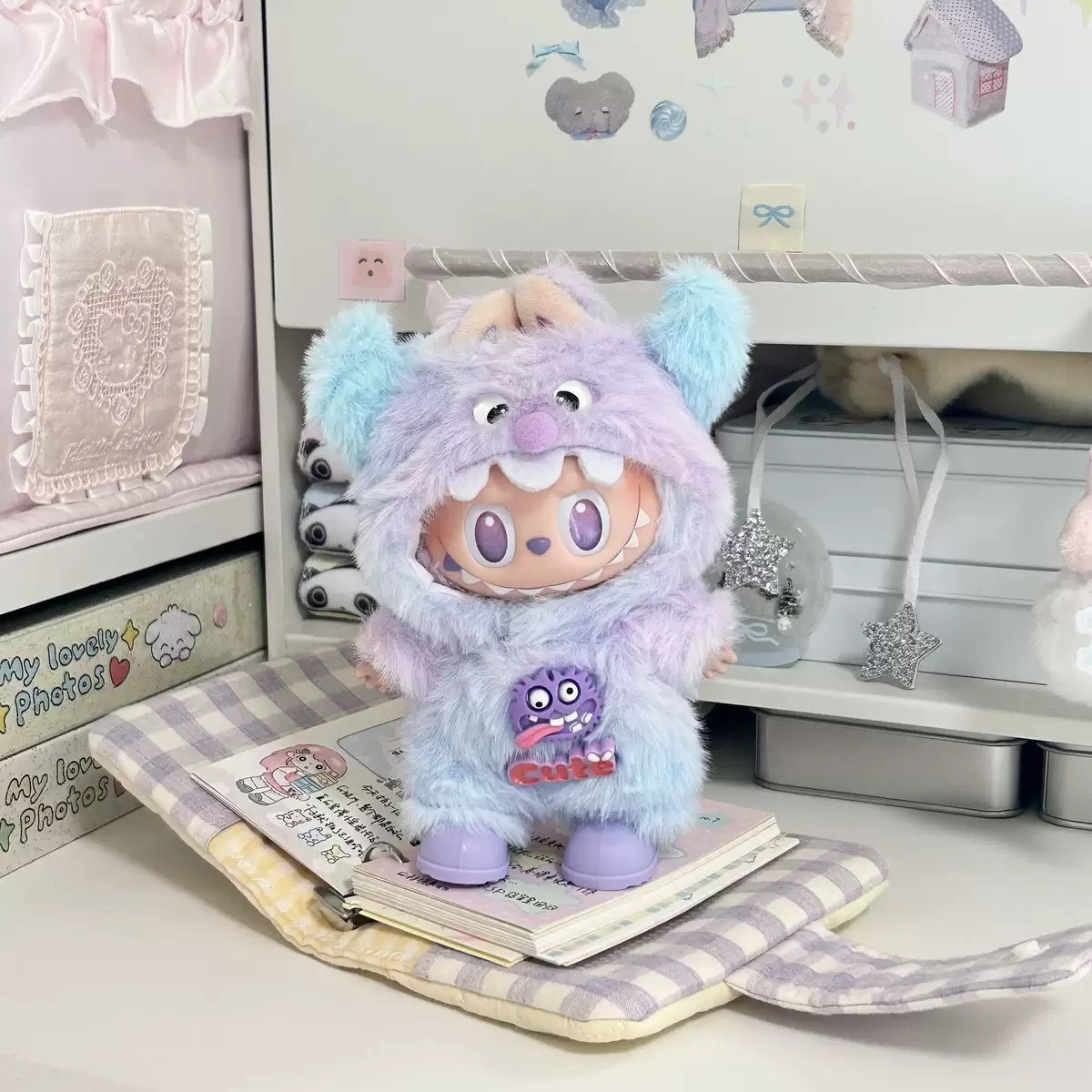 Clothing only applicable to Labubu Sitting Party doll clothes for first, second, and third generation Labubu clothing sets accessories and peripherals