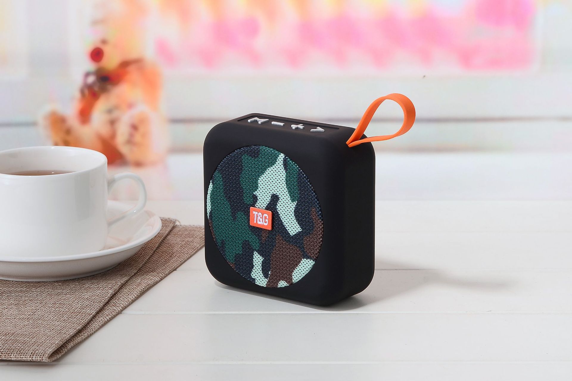 TG505 square Bluetooth speaker portable outdoor手提 waterproof fabric mesh fabric mini small speaker subwoofer