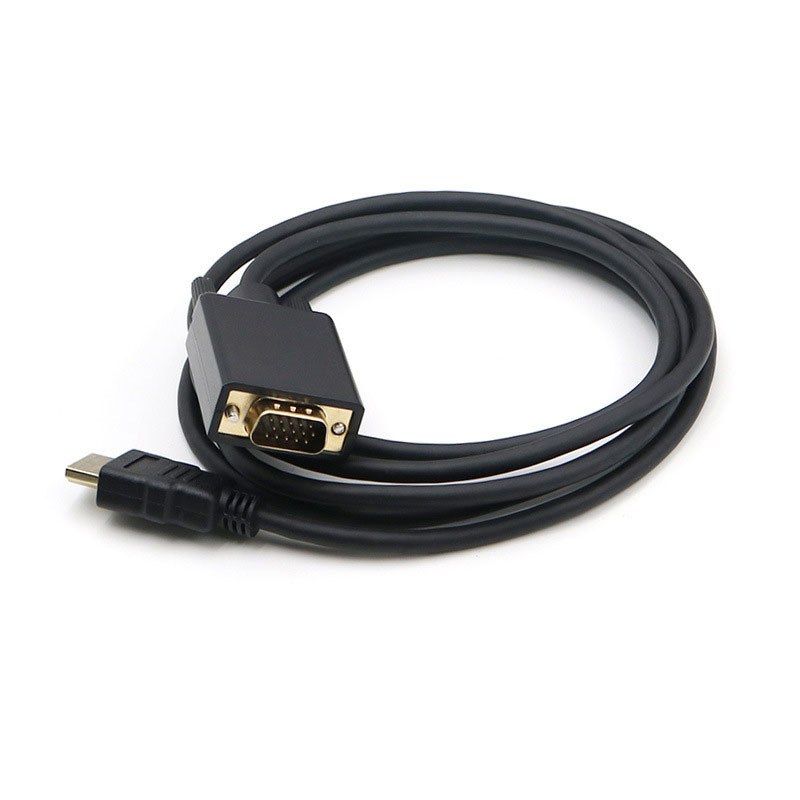 HDMI to VGA adapter cable HD 1080 laptop projector converter HDMI to VGA conversion cable