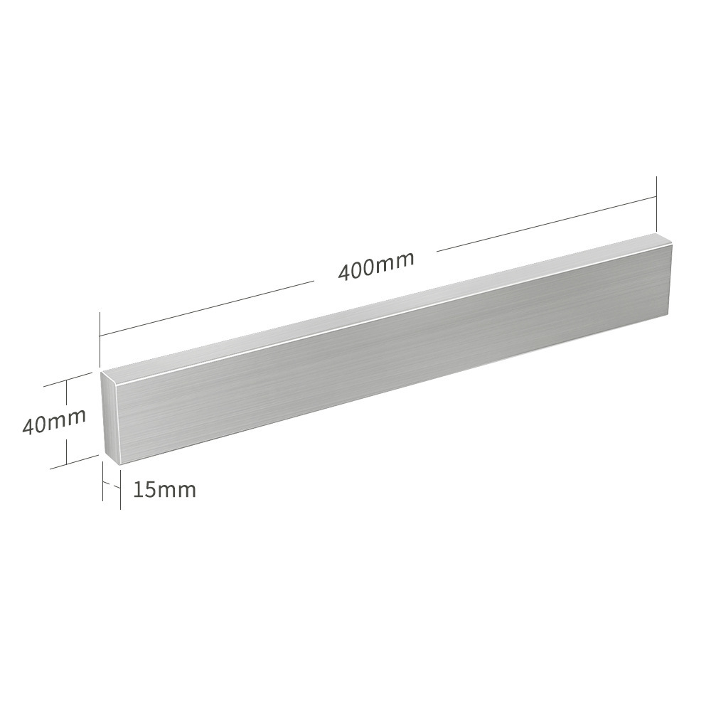 fully welded 304 magnetic knife holder magnetic knife rack kitchen wall-mounted storage rack knife storage no drilling