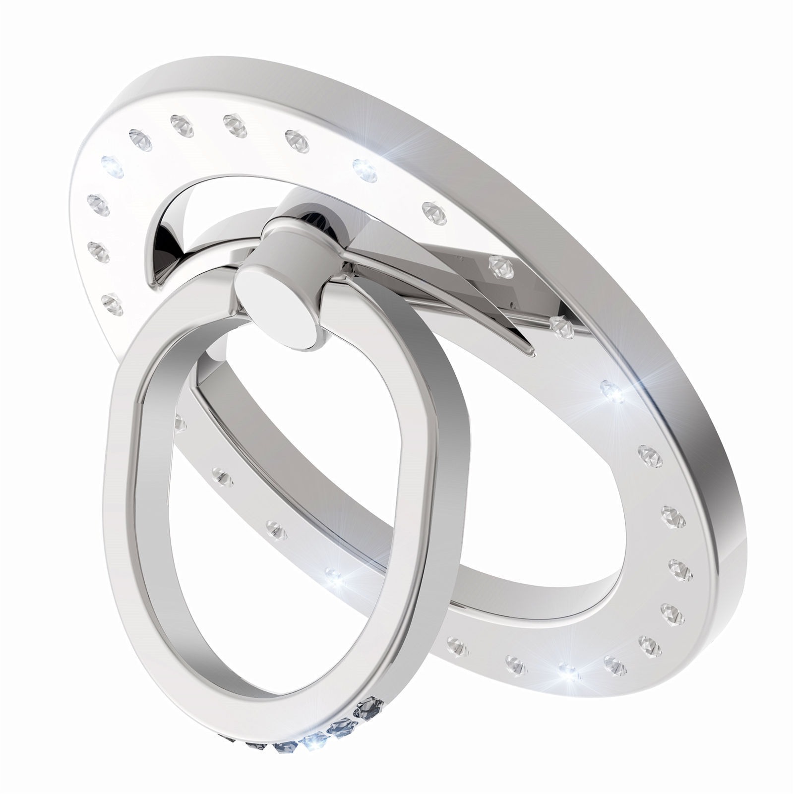 Magnetic Ring Phone Mount Compatible with Apple 16 MagSafe Strong Magnetic Rotating Ring Clip