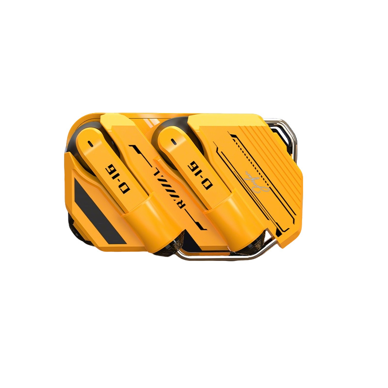 GQ-16 mechanical mecha earphone HIFI sound quality cool appearance HD call ultra-long battery life comfortable wearing