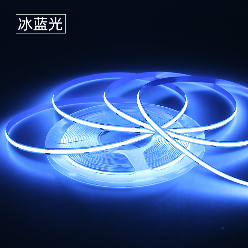 COB LED strip light, self-adhesive, for living room ceiling, 24V, 8mm, 320 high CRI, atmosphere, low-voltage, linear, flexible strip light