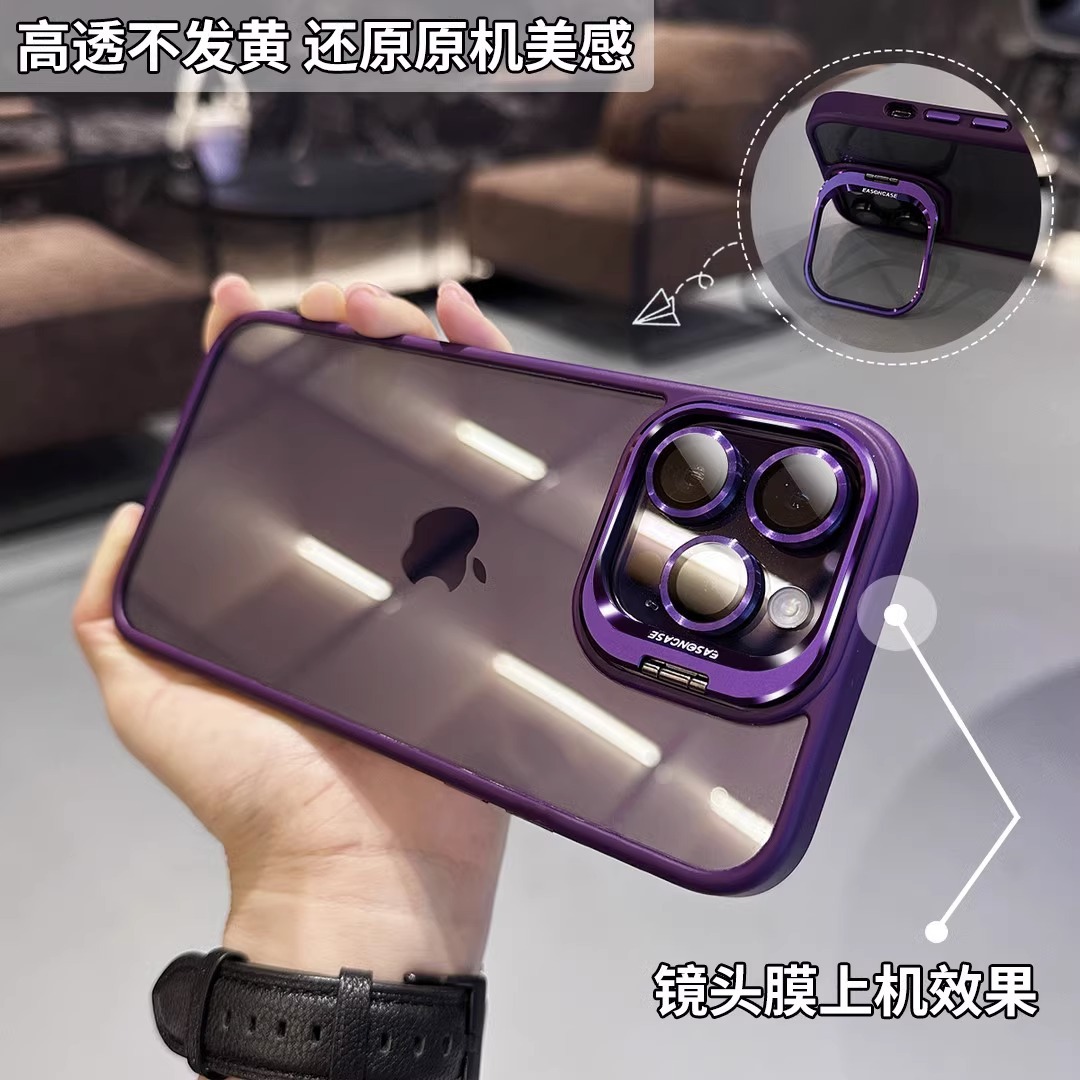 Lens cover bracket compatible with iPhone 17 Apple 16 phone case 17 Pro Max new 13 transparent 15