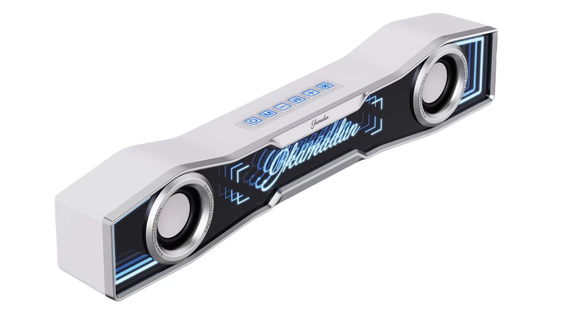 2024 new Bluetooth speaker JKT35 abyss thousand-layer mirror speaker desktop computer speaker heavy bass good sound quality