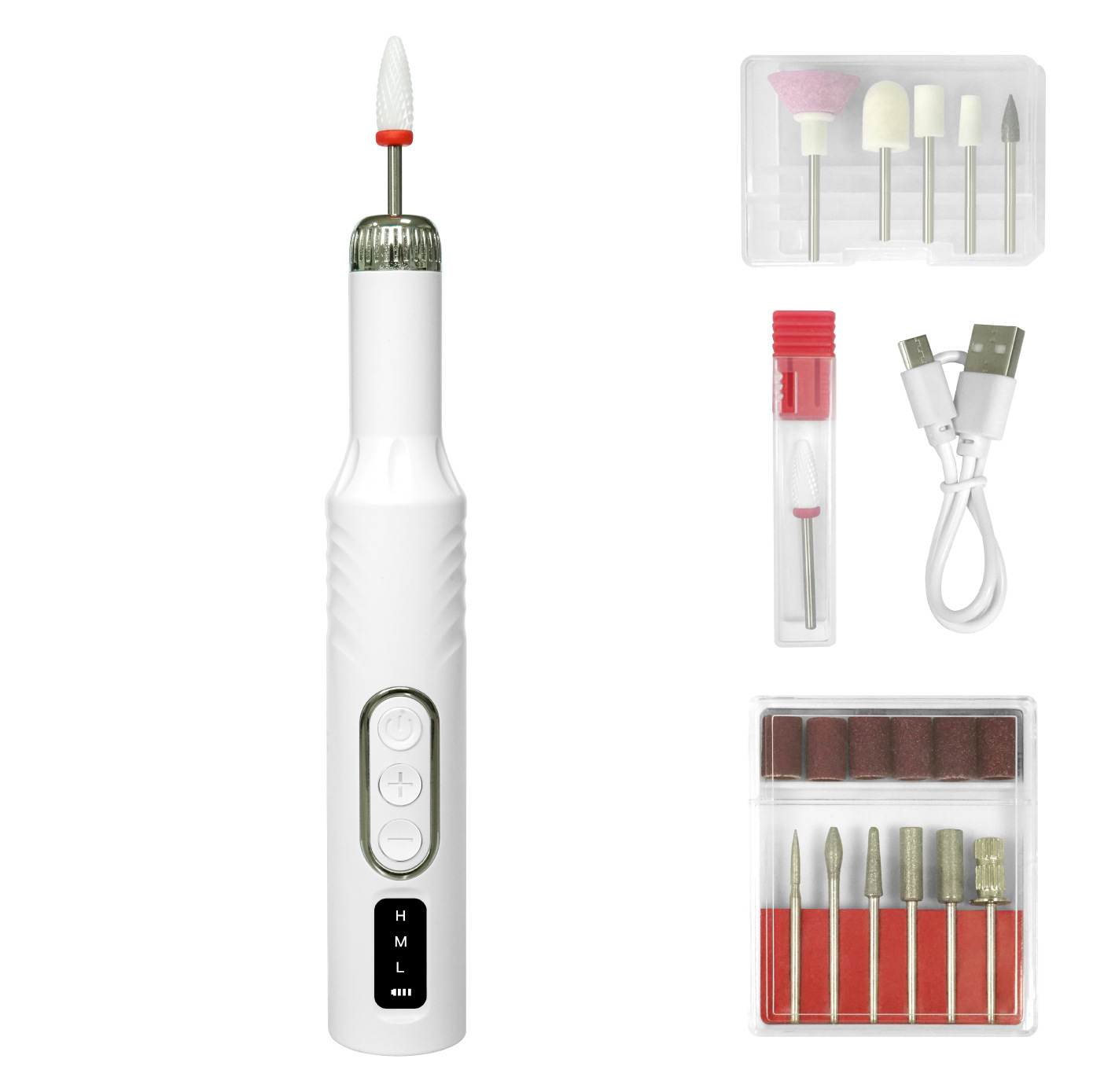 New product electric nail polishing machine small polishing nail remover nail machine remove dead skin set nail file quiet