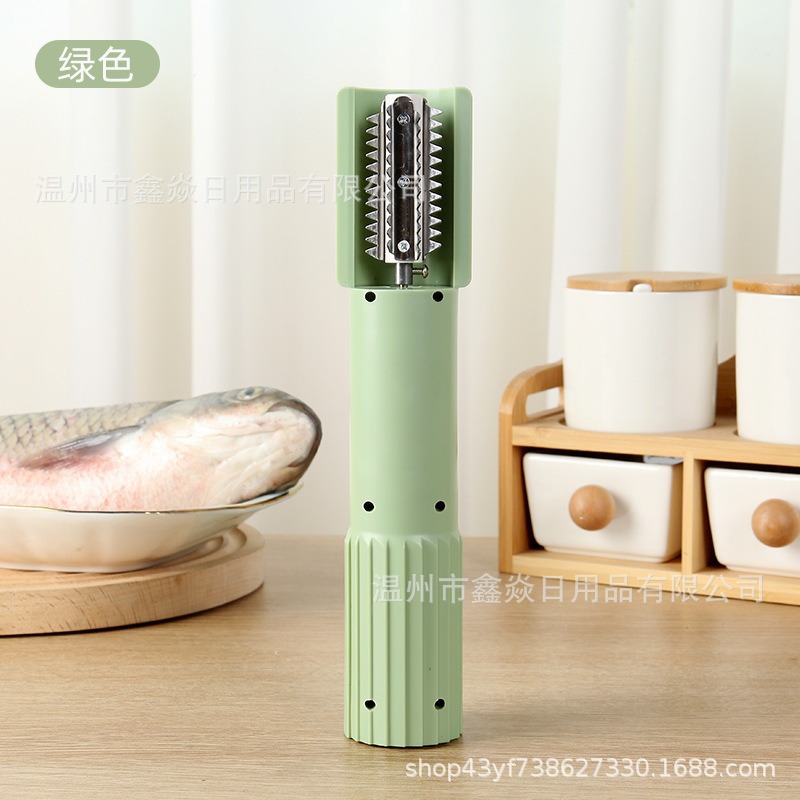 Wireless Automatic Fish Scaler Waterproof Charging Electric Scale Remover High Power Home Commercial Fish Cleaning