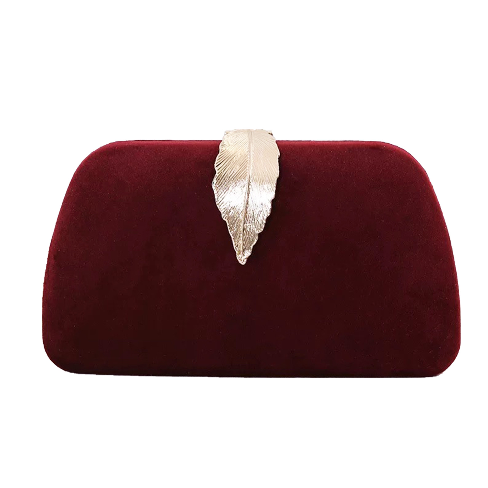 Party metal leaf evening bag plush clutch evening bag Japanese quality Japan