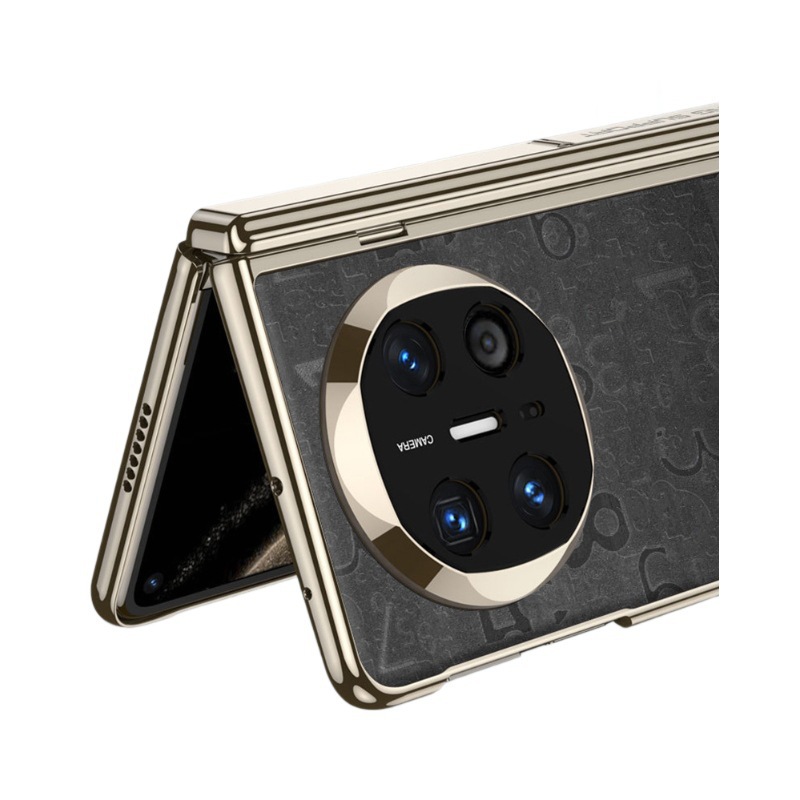 Suitable for Huawei Mate X6 full-body phone case magnetic hinge matex6 folding electroplated stand leather protective case
