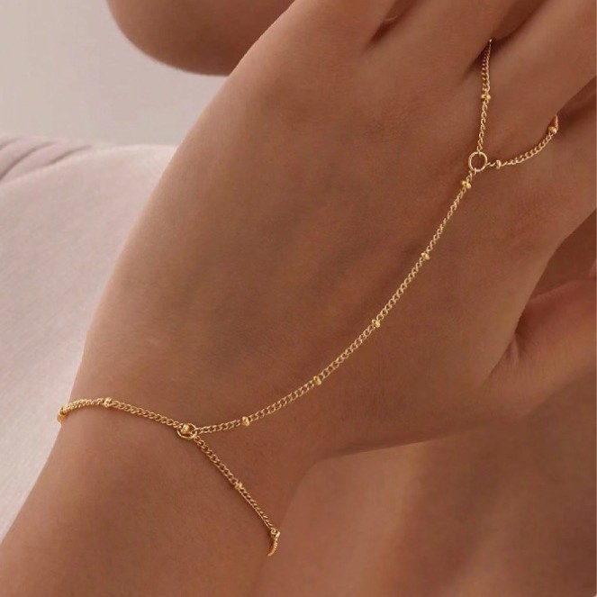 New Ring Bracelet Bracelet Y-Chain Geometric Bead Bracelet Wholesale