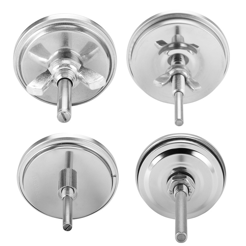 Pointer Type Stainless Steel BBQ Grill Oven Industrial Thermometer Boiler Disc Axial Bimetallic Thermometer