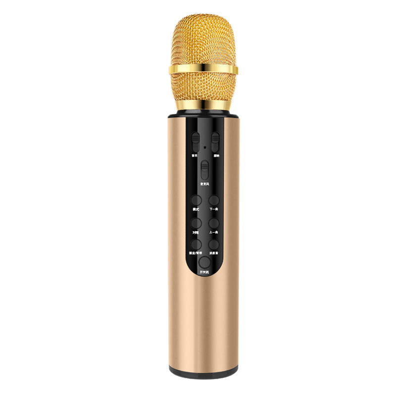 M6 Microphone Speaker All-in-One Wireless Bluetooth Connection Dual Speakers Customization