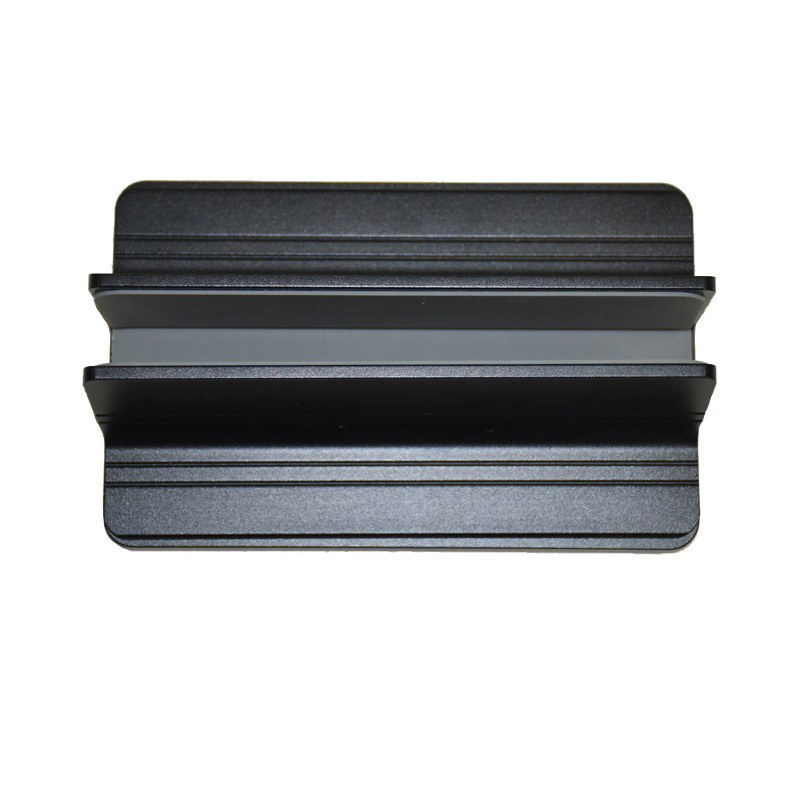 Double storage vertical notebook book computer aluminum alloy stand base desktop dual slot heat dissipation storage stand