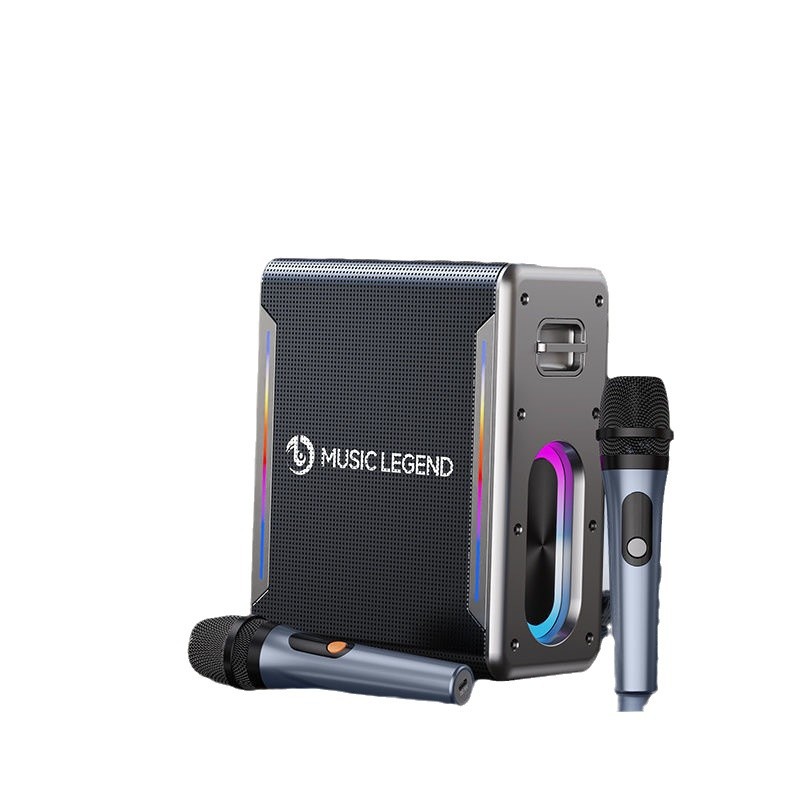 Music Legend V8PRO High Power Outdoor Portable Large Volume Microphone Live Sound Card All-in-One K Song Bluetooth Audio