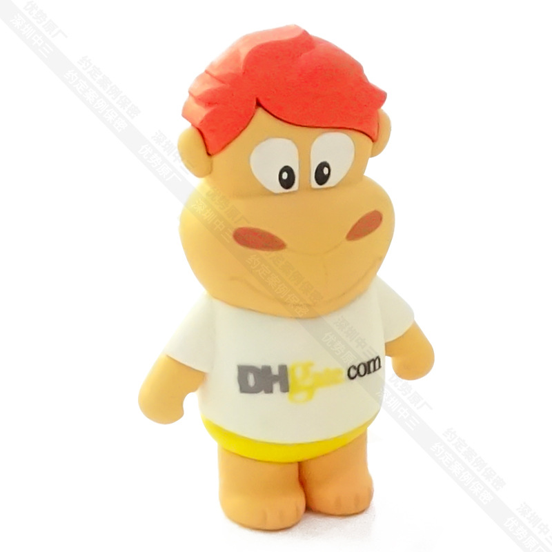 Cartoon Bluetooth speaker custom stereo female design mold PVC soft glue cute sound card smart audio cute pet