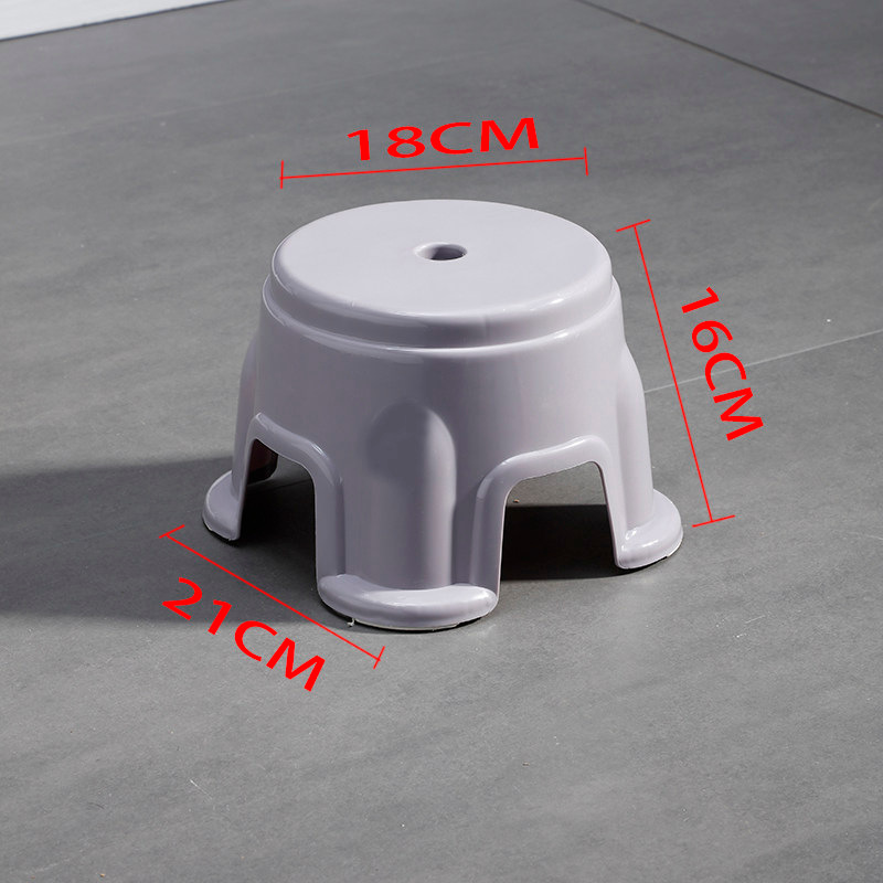 Plastic stool thickened living room chair adult extra-thick high stool dining table square bench