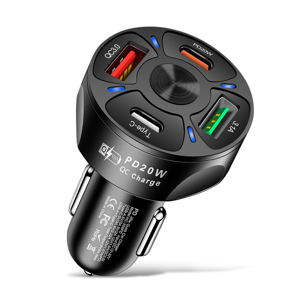358-2USB+2PD · 黑色