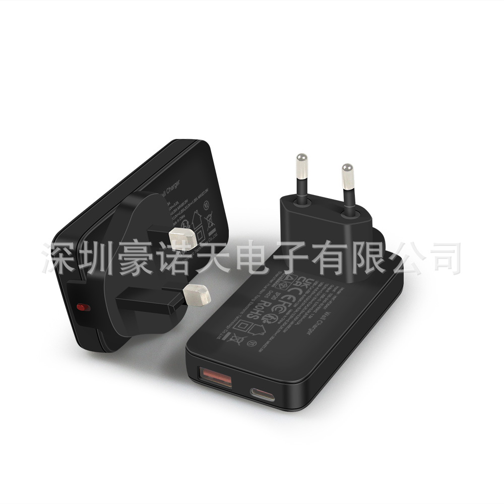 Ultra-Thin GaN Adapter 65W Thin Phone C Type Slim PD65W PD Fast Charging Multi-Port Charger