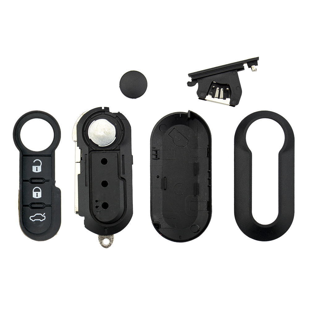 For Fiat FIAT Bravo Iveco 23-Button Folding Car Remote Key Replacement Shell