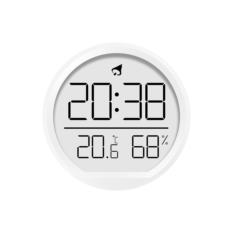 Ultra-Thin Thermometer Clock Indoor Home Multifunctional Alarm Clock Electronic Temperature Meter Magnetic Refrigerator 3702