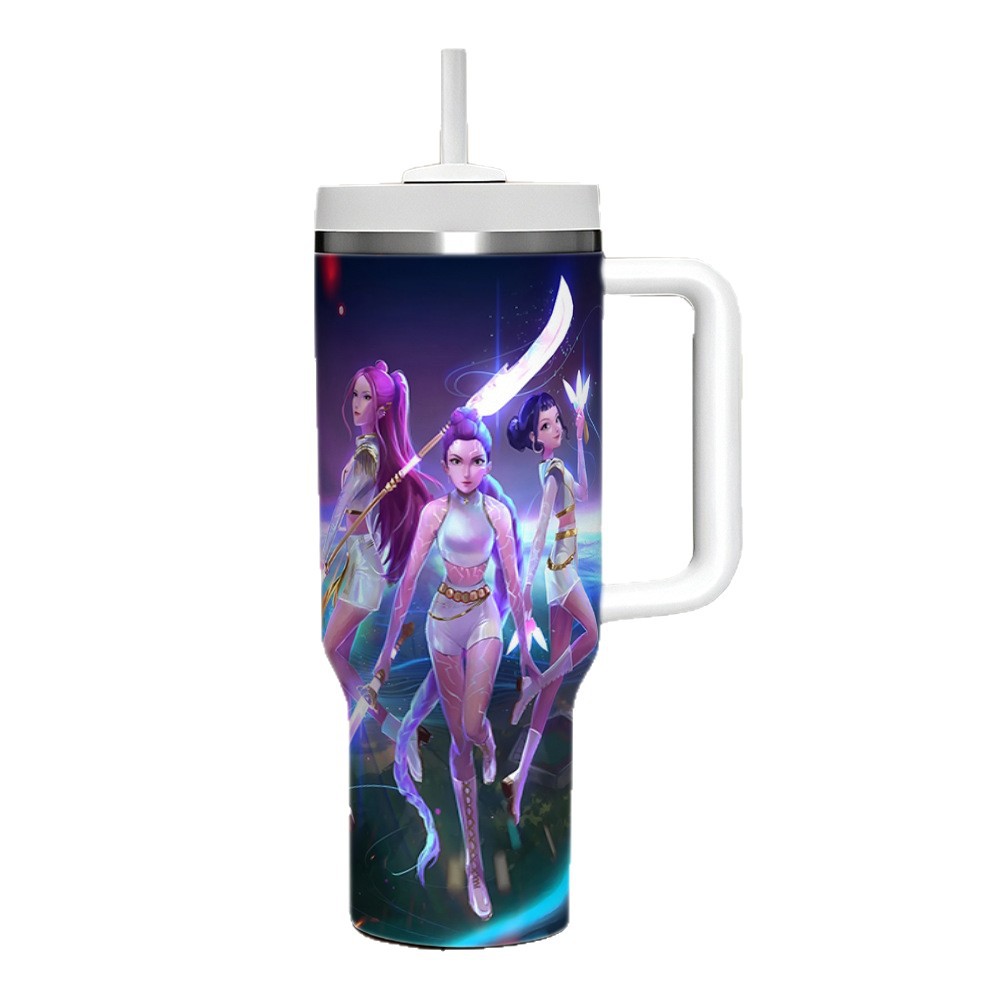 Car cup K-POP Huntrix 40oz Rumi Mira Zoey ice霸 cup