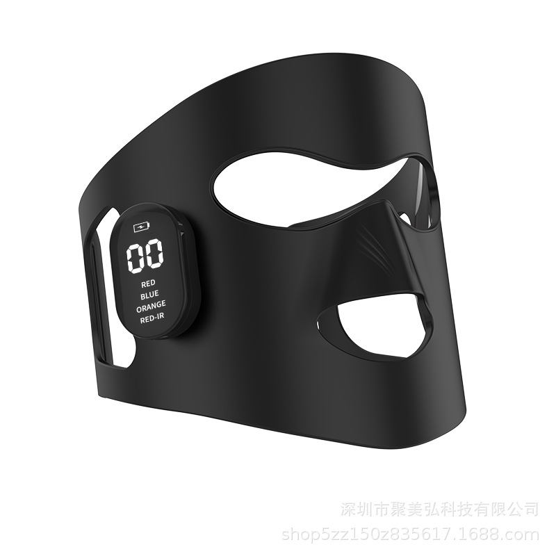 FDA 510K Red Light Mask Infrared Photon Skin Rejuvenation Mask Magnetic Wireless Red Blue Light Whitening Skin Rejuvenation Beauty Device