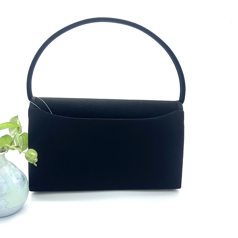 Japanese-style black funeral bag black bag formal banquet bag underarm bag single shoulder bag handbag women's bag