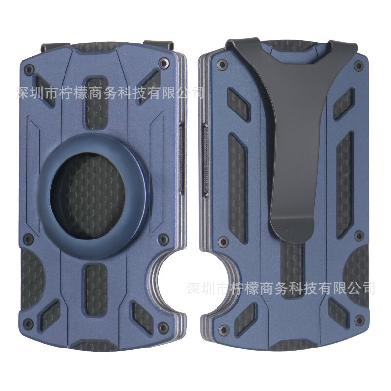 New Aluminum Alloy Card Holder RFID Anti-theft Card Clip Metal Air Tag Ultra-thin Men's Wallet
