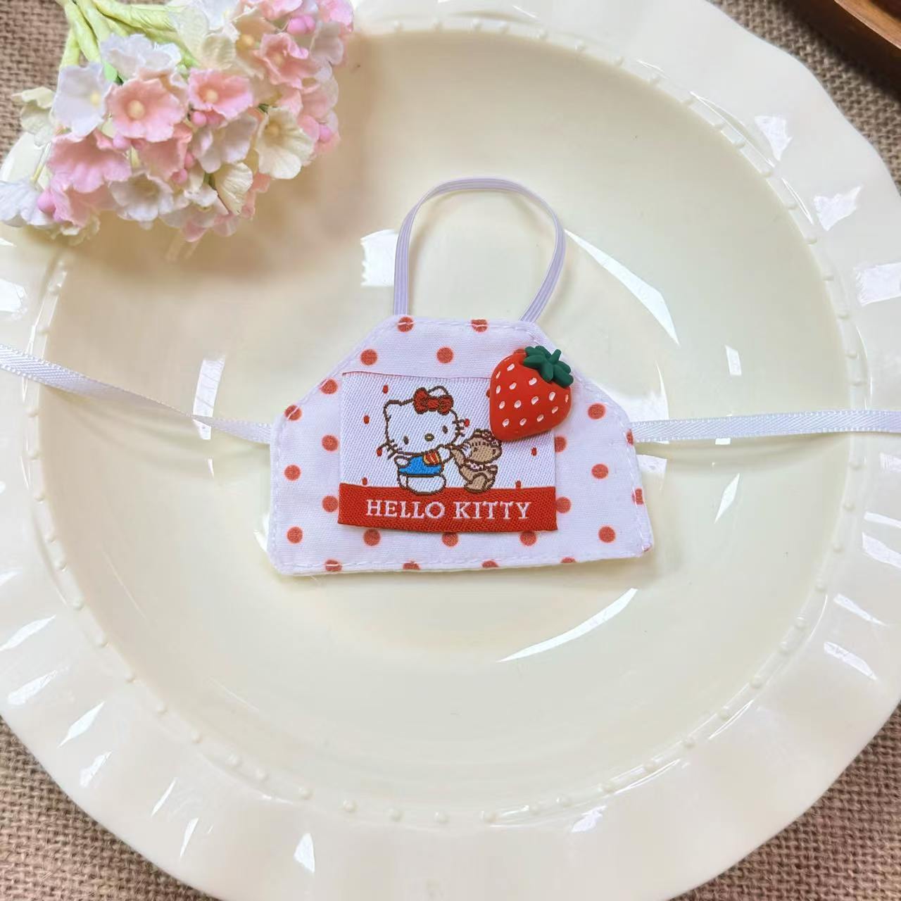 10cm star person cotton doll bib 15cm self-mocking bear KT bib series cotton doll accessory wholesale