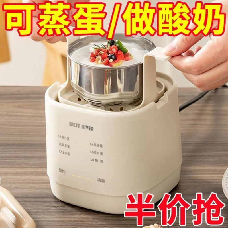 Egg Cooker Steamer Multifunctional Automatic Shut-off Household Small Mini Dormitory Boiled Eggs Breakfast