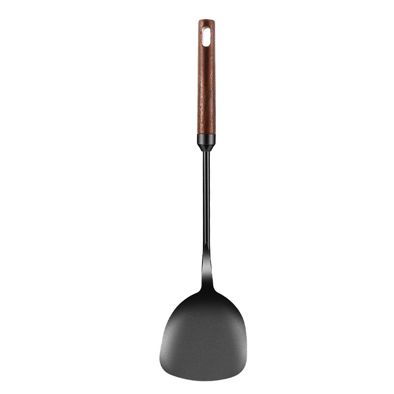 Supermarket iron spatula household frying spatula non-stick pan special spoon kitchen utensil set hot pot spoon long handle iron spatula