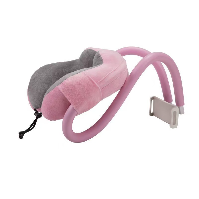 New U-Shaped Pillow Portable Neck Cervical Spine Office Lazy Person Phone Holder Car Hanging Neck