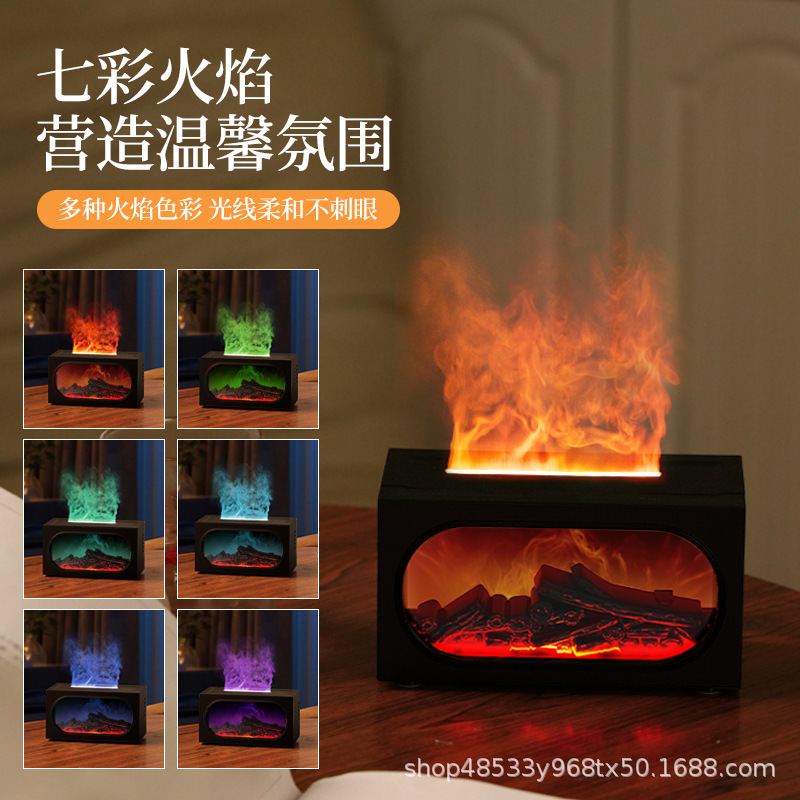 New Snow Mountain Aromatherapy Ornament Aromatherapy Gift Box Birthday Gift for Women Practical Night Light