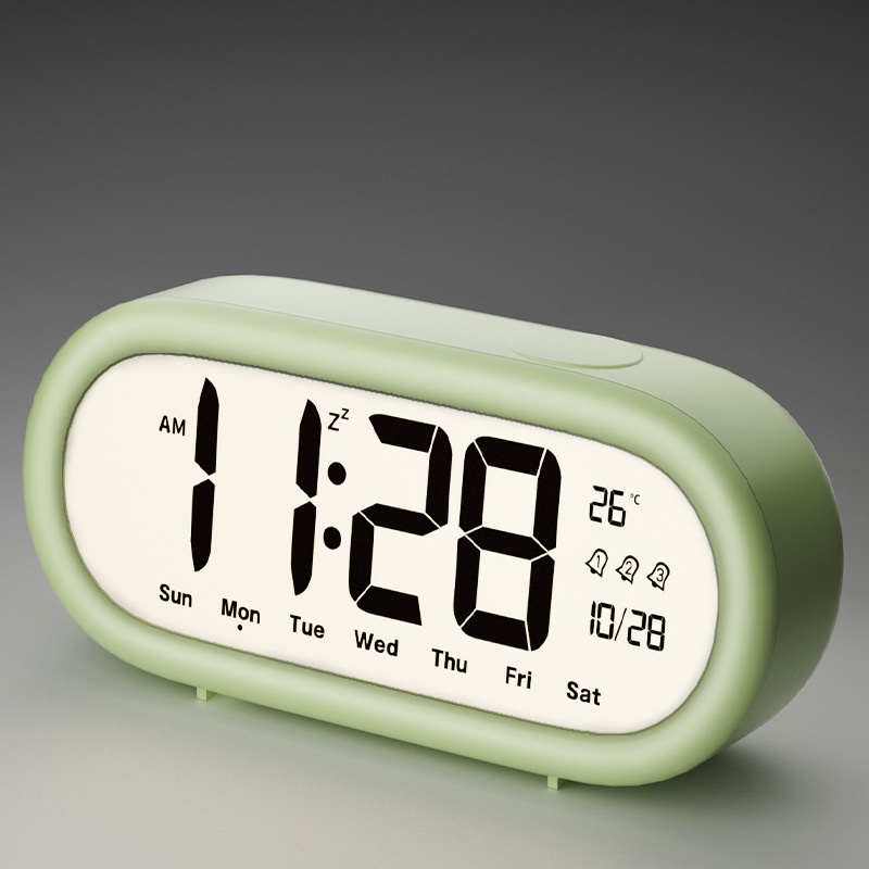 LCD alarm clock student special new smart children electronic clock desktop bedroom home living room bedside clock