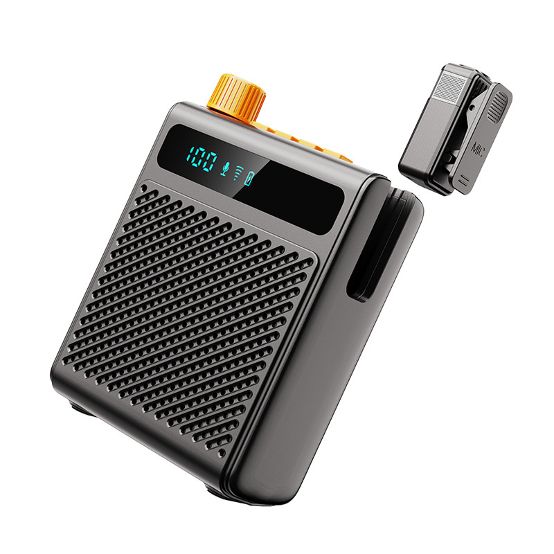 Little Bee Wireless Portable Amplifier, Super Loud Speaker, Anti-Howling Clip-on Amplifier