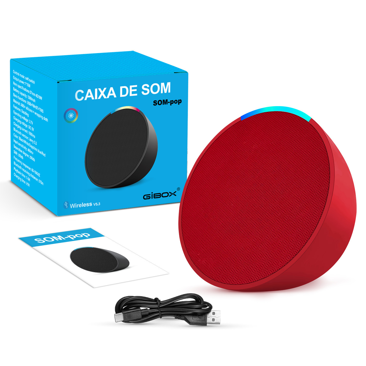 Alaxe Bluetooth Speaker Subwoofer Mini Portable Outdoor High Power Home High Quality Desktop Mini Speaker