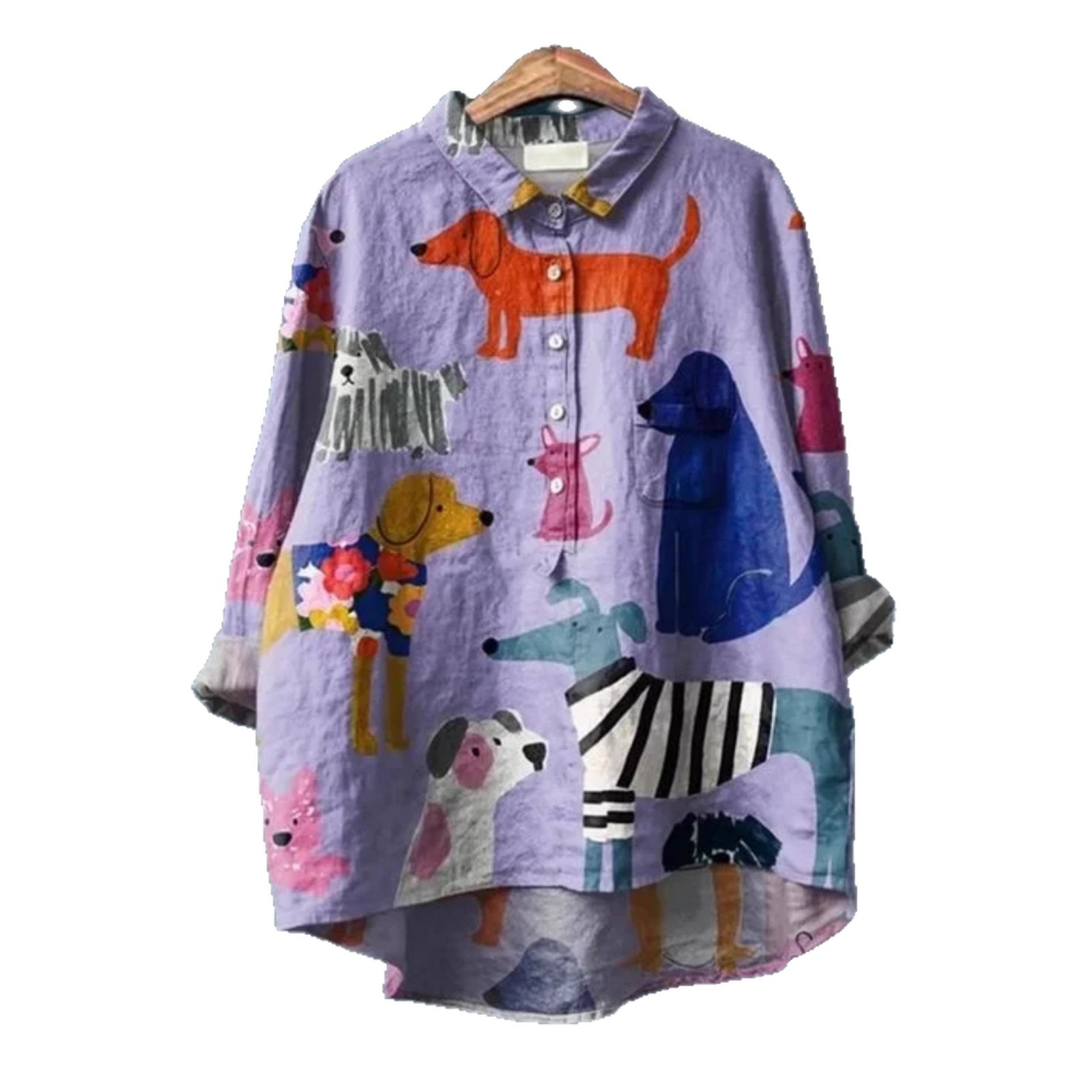 2026 Independent Station Summer Women's New Floral Pullover Long Sleeve Shirt