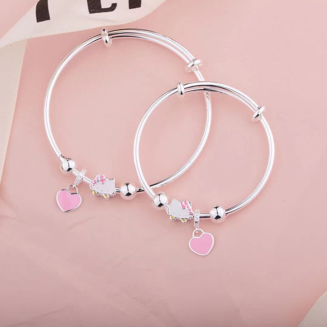 Cute girl bracelet cartoon kitty soft girl bracelet jewelry student jk girlfriend birthday gift
