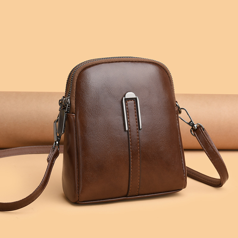 Mobile phone bag women 2025 new bag women texture mini shoulder bag women crossbody small bag