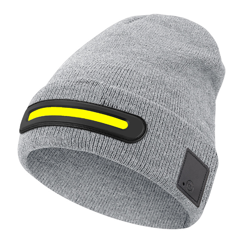 Private mold new LED lighting outdoor fitness Bluetooth music holiday light-up hat