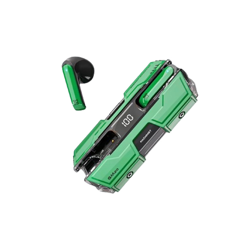 Strict G20 mecha Bluetooth earphone high-definition sound quality ultra-long battery life battery display cool battleship appearance TWS wireless