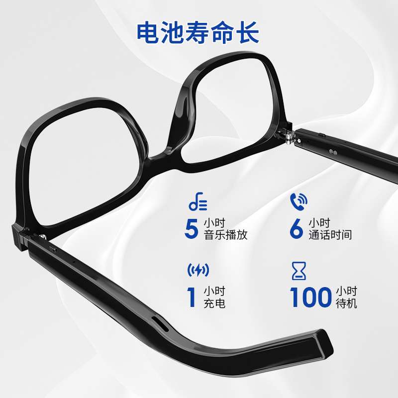 New AI Smart Translation Bluetooth Glasses M10B Audio Sunglasses Listen to Music Call Sunglasses