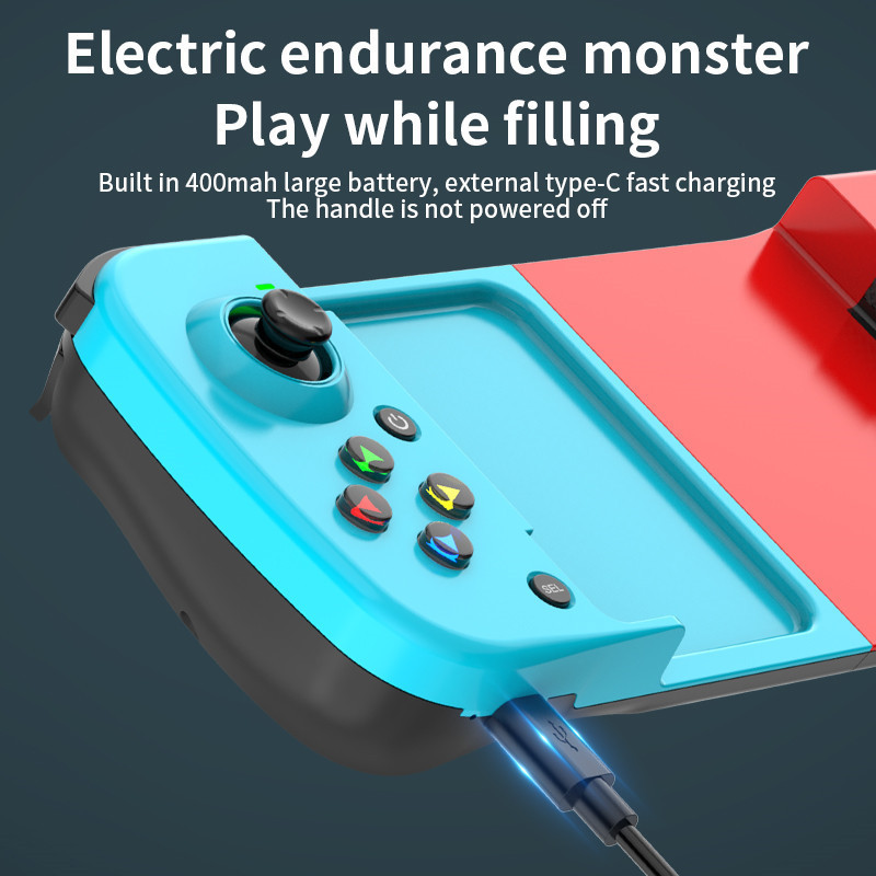 D3 Wireless Mobile Game Controller Bluetooth 5.0 Android iOS Direct Connect MFI Mobile Game Controller Stretch Game Controller