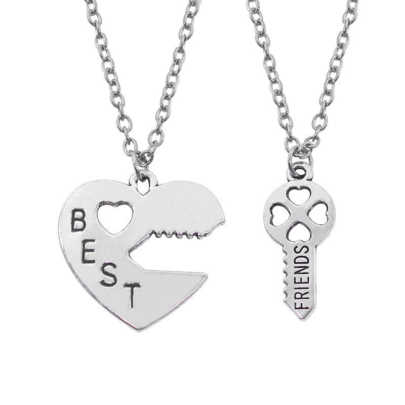 Best friend matching necklace Best friend mother daughter Tai Chi pattern