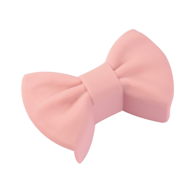 Bowknot silicone heat insulation clip silicone heat insulation pot clip kitchen practical small tool 2pcs set