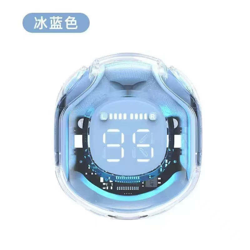 air39 Transparent Bluetooth Headset HK6 Sports Headset T8 HD Digital Display Ultra-long Battery Life Headset